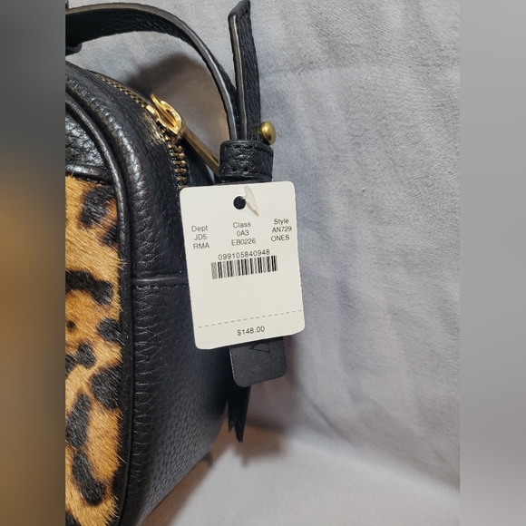 J. Crew leopard calf hair Devon Camera Bag - Picture 7 of 16